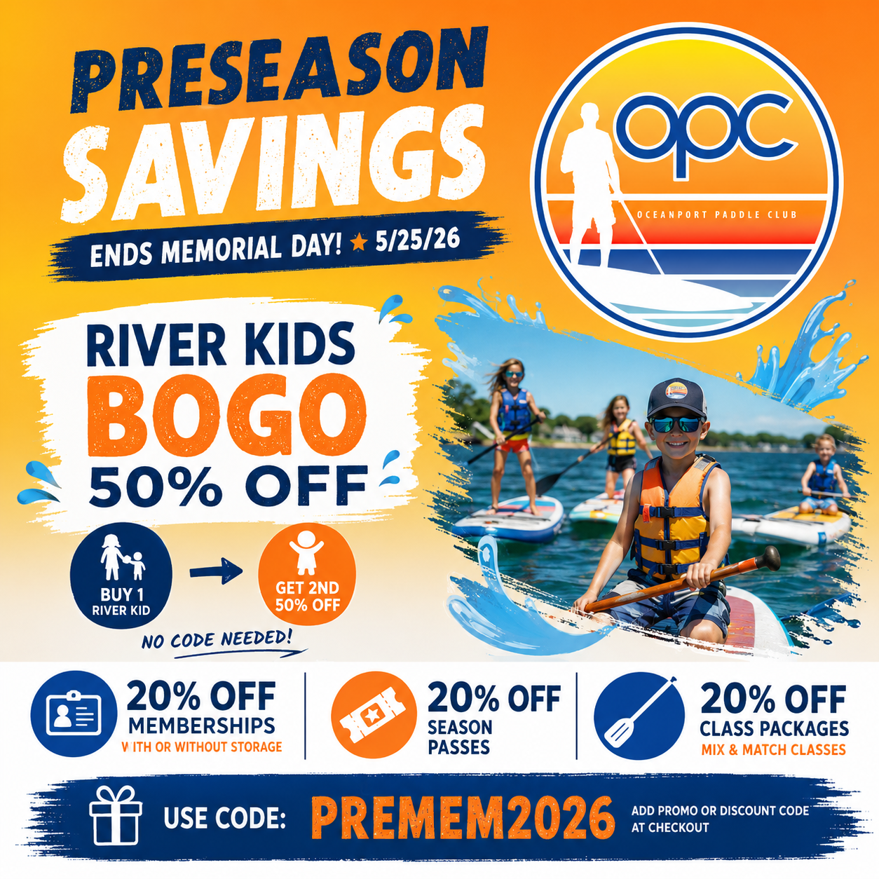 OPC Preseason Savings